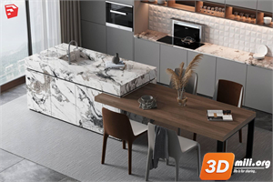 Kitchen island Skp Files